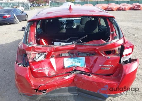 2019 Subaru Impreza 2.0I Sport z USA, uszkodzony, nr VIN 4S3GTAM68K3735465